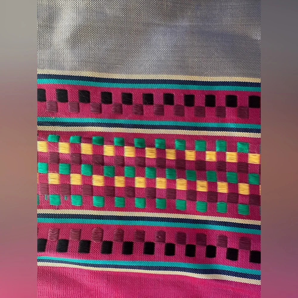 Iridescent Sheen Scarf in Thai Style Silk (No Tags)